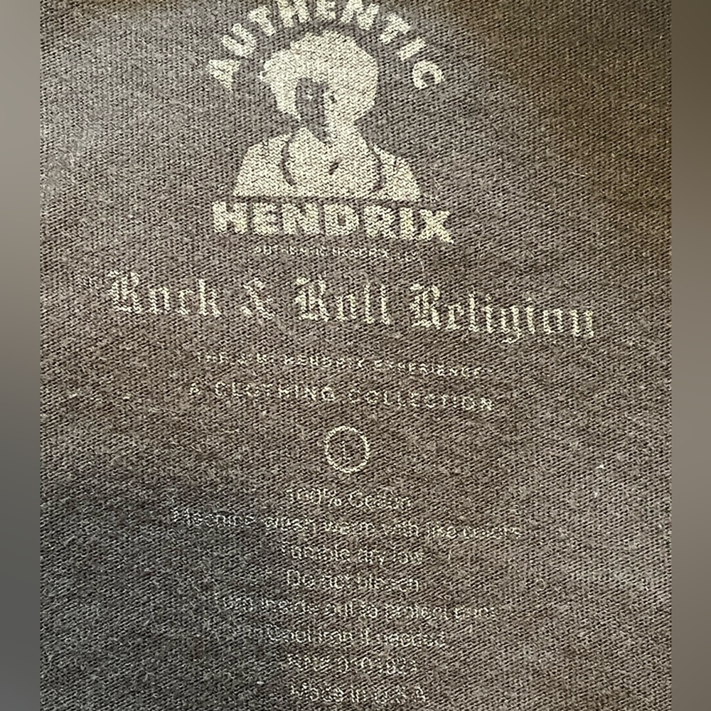 Vintage Authentic Jimi Hendrix Collection Rock & Roll Religion Merch Sz L UNISEX - Picture 2 of 7